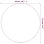 Golden round wall mirror Ø 50 cm by vidaXL, Mirrors - Ref: Foro24-348181, Price: 44,87 €, Discount: %