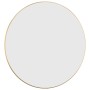 Golden round wall mirror Ø 60 cm by vidaXL, Mirrors - Ref: Foro24-348182, Price: 47,55 €, Discount: %