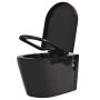 Wall-mounted toilet with hidden black ceramic cistern by vidaXL, Bathrooms - Ref: Foro24-3054477, Price: 331,79 €, Discount: %