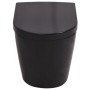 Wall-mounted toilet with hidden black ceramic cistern by vidaXL, Bathrooms - Ref: Foro24-3054477, Price: 331,79 €, Discount: %