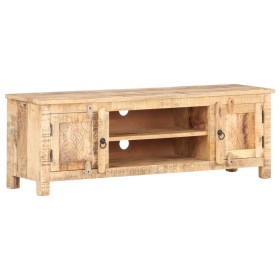 Massiver TV-Schrank aus rauem Mangoholz, 120 x 30 x 40 cm von vidaXL, TV-Möbel - Ref: Foro24-320238, Preis: 262,13 €, Rabatt: %