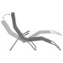 Folding sun loungers 2 pcs textilene steel with gray coating by vidaXL, Loungers - Ref: Foro24-360171, Price: 169,29 €, Disco...