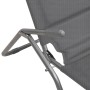 Folding sun loungers 2 pcs textilene steel with gray coating by vidaXL, Loungers - Ref: Foro24-360171, Price: 169,29 €, Disco...