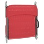 Folding sun loungers 2 pcs steel and red textilene by vidaXL, Loungers - Ref: Foro24-360182, Price: 63,69 €, Discount: %