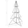 Weihnachtsbaum 240 LED-Lichter drinnen und draußen 115x150 cm von vidaXL, Weihnachtsbäume - Ref: Foro24-51006, Preis: 51,01 €...