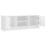 Mueble de TV madera de ingeniería blanco 102x30x37,5 cm de vidaXL, Muebles TV - Ref: Foro24-823253, Precio: 54,45 €, Descuent...