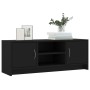 Black engineered wood TV cabinet 102x30x37.5 cm by vidaXL, TV Furniture - Ref: Foro24-823254, Price: 56,51 €, Discount: %