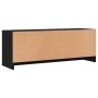 Black engineered wood TV cabinet 102x30x37.5 cm by vidaXL, TV Furniture - Ref: Foro24-823254, Price: 56,51 €, Discount: %