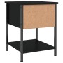 Mesita de noche madera de ingeniería negra 34x35,5x45 cm de vidaXL, Mesitas de noche - Ref: Foro24-825853, Precio: 39,99 €, D...