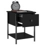 Bedside tables 2 units engineered wood black 34x35.5x45 cm by vidaXL, Nightstands - Ref: Foro24-825854, Price: 66,66 €, Disco...