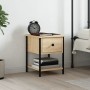 Sonoma oak engineered wood bedside table 34x35.5x45 cm by vidaXL, Nightstands - Ref: Foro24-825855, Price: 41,45 €, Discount: %