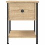 Mesita de noche madera de ingeniería roble Sonoma 34x35,5x45 cm de vidaXL, Mesitas de noche - Ref: Foro24-825855, Precio: 42,...