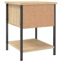 Sonoma oak engineered wood bedside table 34x35.5x45 cm by vidaXL, Nightstands - Ref: Foro24-825855, Price: 41,45 €, Discount: %