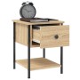 Mesita noche 2 uds madera ingeniería roble Sonoma 34x35,5x45 cm de vidaXL, Mesitas de noche - Ref: Foro24-825856, Precio: 67,...