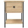 Mesita noche 2 uds madera ingeniería roble Sonoma 34x35,5x45 cm de vidaXL, Mesitas de noche - Ref: Foro24-825856, Precio: 67,...