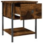 Mesita noche 2 uds madera ingeniería roble ahumado 34x35,5x45cm de vidaXL, Mesitas de noche - Ref: Foro24-825858, Precio: 64,...