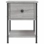 Sonoma gray engineered wood bedside table 34x35.5x45 cm by vidaXL, Nightstands - Ref: Foro24-825859, Price: 39,36 €, Discount: %