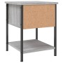 Mesita de noche madera de ingeniería gris Sonoma 34x35,5x45 cm de vidaXL, Mesitas de noche - Ref: Foro24-825859, Precio: 39,3...