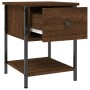 Mesita noche 2 uds madera ingeniería marrón roble 34x35,5x45 cm de vidaXL, Mesitas de noche - Ref: Foro24-825862, Precio: 61,...