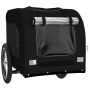 Pet Bicycle Trailer Iron Oxford Cloth Black by vidaXL, pet strollers - Ref: Foro24-93835, Price: 101,14 €, Discount: %