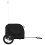 Haustier-Fahrradanhänger, Eisen-Oxford-Stoff, Schwarz von vidaXL, Kinderwagen für Haustiere - Ref: Foro24-93835, Preis: 101,1...