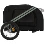 Pet Bicycle Trailer Iron Oxford Cloth Black Gray by vidaXL, pet strollers - Ref: Foro24-93881, Price: 96,99 €, Discount: %