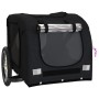 Haustier-Fahrradanhänger, Eisen-Oxford-Stoff, Schwarz von vidaXL, Kinderwagen für Haustiere - Ref: Foro24-93884, Preis: 89,64...