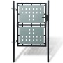 Puerta de valla de jardín negra 100x175 cm de vidaXL, Puertas de jardín - Ref: Foro24-141686, Precio: 181,51 €, Descuento: %