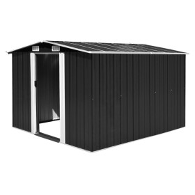 Anthracite metal garden shed 257x298x178 cm by vidaXL, Sheds - Ref: Foro24-143342, Price: 425,42 €, Discount: %