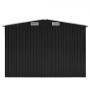 Anthracite metal garden shed 257x298x178 cm by vidaXL, Sheds - Ref: Foro24-143342, Price: 442,75 €, Discount: %