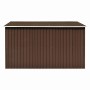 Brown metal garden shed 257x298x178 cm by vidaXL, Sheds - Ref: Foro24-143343, Price: 511,68 €, Discount: %