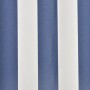 Toldo de lona azul y blanco 350x250 cm de vidaXL, Toldos - Ref: Foro24-143699, Precio: 44,00 €, Descuento: %