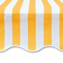 Toldo de lona naranja y blanco 450x300 cm de vidaXL, Toldos - Ref: Foro24-143706, Precio: 61,99 €, Descuento: %