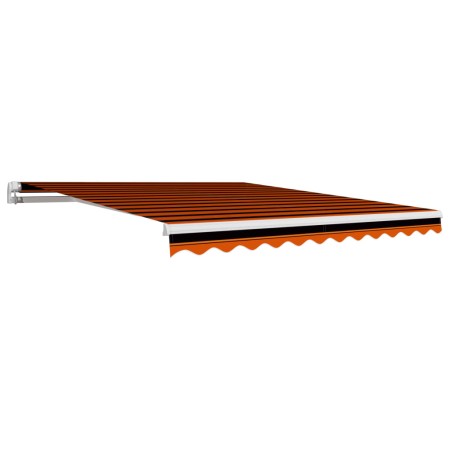 Orange and brown canvas awning 300x250 cm by vidaXL, Awnings - Ref: Foro24-145722, Price: 38,90 €, Discount: %