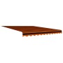 Toldo de lona naranja y marrón 300x250 cm de vidaXL, Toldos - Ref: Foro24-145722, Precio: 38,89 €, Descuento: %