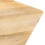 V-förmiger Couchtisch aus massivem Mangoholz, 66 x 66 x 30 cm von vidaXL, Couchtisch - Ref: Foro24-320387, Preis: 147,60 €, R...