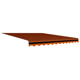 Orange and brown canvas awning 350x250 cm by vidaXL, Awnings - Ref: Foro24-145723, Price: 42,45 €, Discount: %