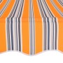 Yellow and blue striped manual retractable awning 100 cm by vidaXL, Awnings - Ref: Foro24-145830, Price: 71,38 €, Discount: %