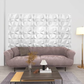 3D wall panels 24 units 50x50 cm diamond white 6 m² by vidaXL, Wall covering - Ref: Foro24-150911, Price: 66,55 €, Discount: %