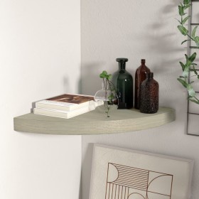 Oak-colored MDF corner floating shelf 35x35x3.8 cm by vidaXL, Shelves and shelves - Ref: Foro24-323925, Price: 25,18 €, Disco...