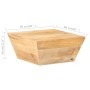 V-förmiger Couchtisch aus massivem Mangoholz, 66 x 66 x 30 cm von vidaXL, Couchtisch - Ref: Foro24-320387, Preis: 147,60 €, R...