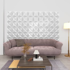 3D wall panels 48 units white origami 12 m² 50x50 cm by vidaXL, Wall covering - Ref: Foro24-150914, Price: 107,70 €, Discount: %