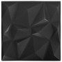 3D wall panels 48 units 50x50 cm black diamond 12 m² by vidaXL, Wall covering - Ref: Foro24-150916, Price: 158,49 €, Discount: %