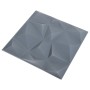 Paneles de pared 3D 24 unidades gris diamante 6 m² 50x50 cm de vidaXL, Recubrimiento de paredes - Ref: Foro24-150919, Precio:...