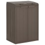 Trash can with 2 brown PP doors 65x45x88 cm by vidaXL, Garbage cans and trash cans - Ref: Foro24-151225, Price: 115,08 €, Dis...