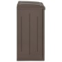 Trash can with 2 brown PP doors 65x45x88 cm by vidaXL, Garbage cans and trash cans - Ref: Foro24-151225, Price: 115,08 €, Dis...