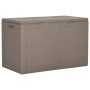 Garden storage box 180 L PP brown rattan by vidaXL, Outdoor storage boxes - Ref: Foro24-151231, Price: 81,60 €, Discount: %