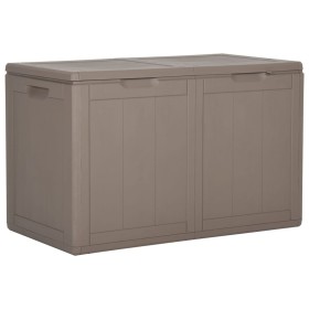 Garden storage box 180 L PP brown rattan by vidaXL, Outdoor storage boxes - Ref: Foro24-151231, Price: 74,99 €, Discount: %