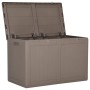 Garden storage box 180 L PP brown rattan by vidaXL, Outdoor storage boxes - Ref: Foro24-151231, Price: 81,60 €, Discount: %