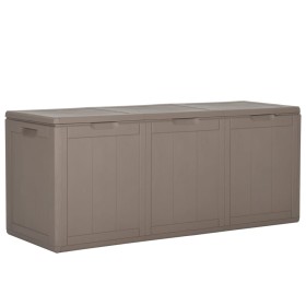 Garten-Aufbewahrungsbox 270 L PP Rattan braun von vidaXL, Aufbewahrungsboxen für den Außenbereich - Ref: Foro24-151232, Preis...